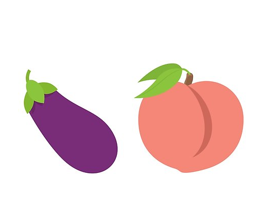 Eggplant & Peach